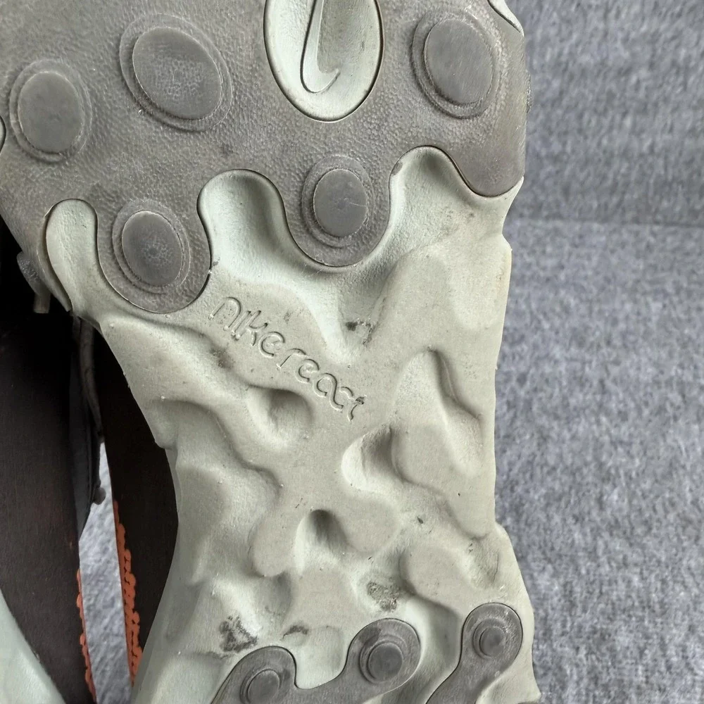 Nike React Runner ISPA Shoes Mens‎ Size 10.5 Brown Low Top Sneakers AR8555-200